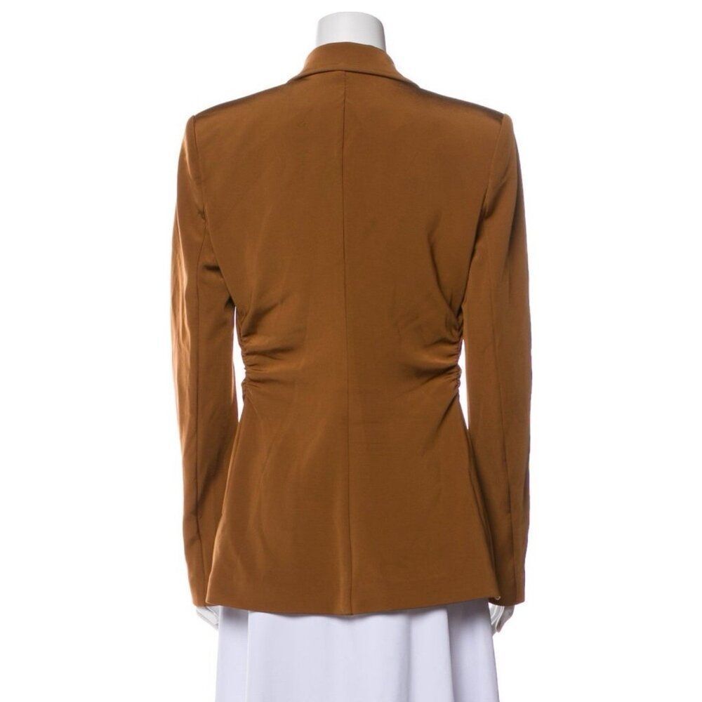 Pinko Authentic Solid Copper Brown Long Sleeve Bl… - image 3